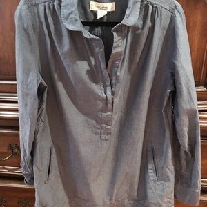 Light denim color tunic